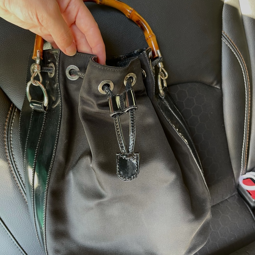 Authentic Gucci Bamboo Bucket Bag
